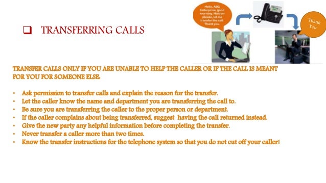transferring calls