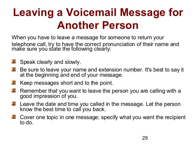 voicemail examples greeting Telephone techniques voicemail examples greeting Telephone techniques