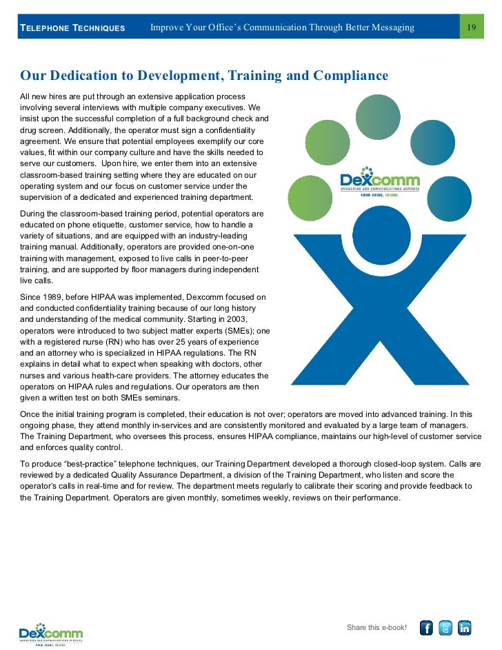 Telephone Techniques Improve Your Office’s Communication Through Better