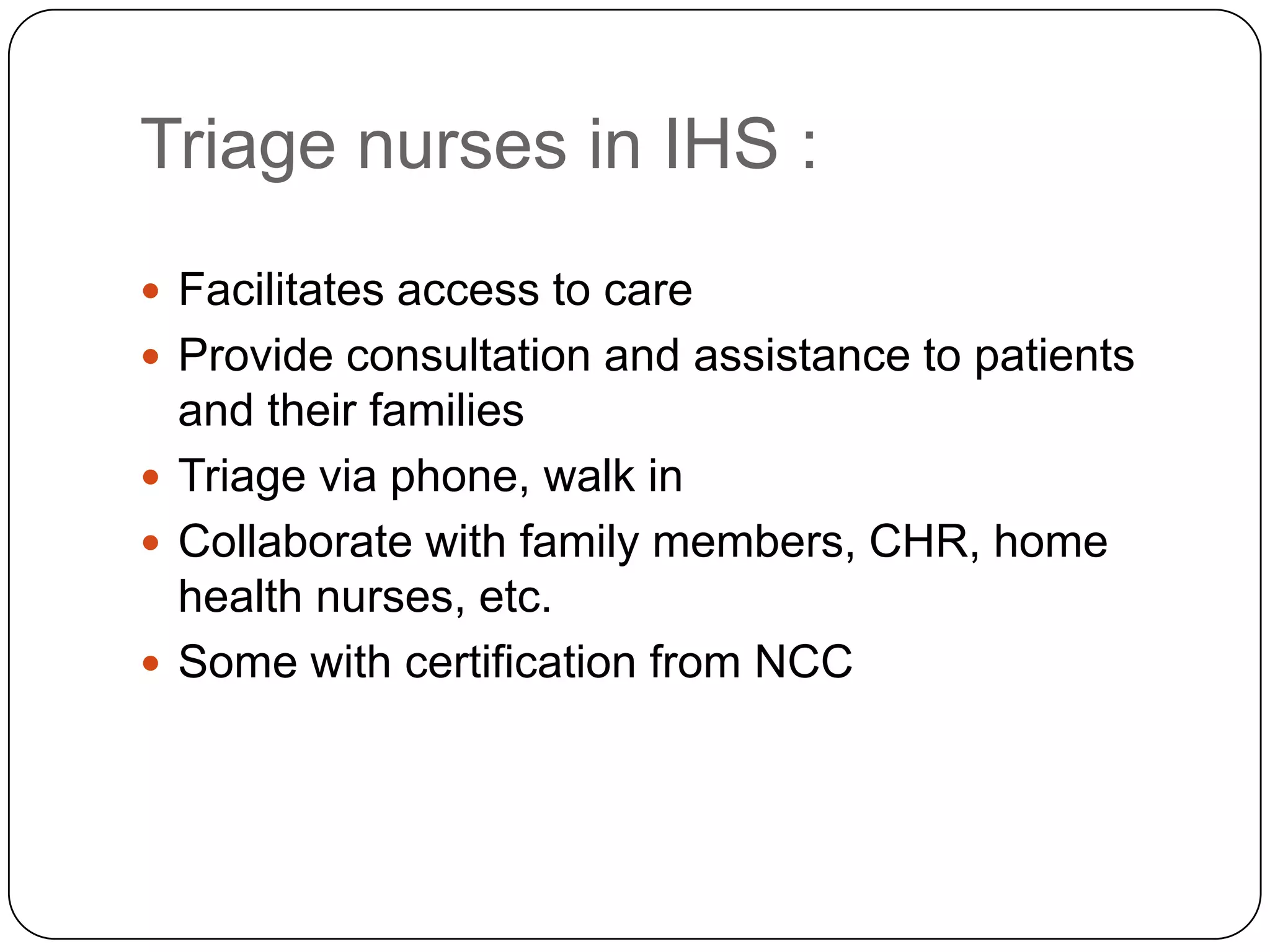 Telephone Triage Nurse Hoban Pepper | PPTX