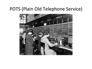 POTS (Plain Old Telephone Service) 