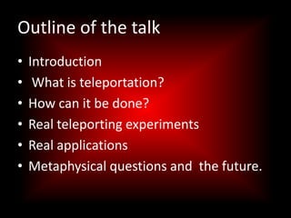 Teleportation | PPTX