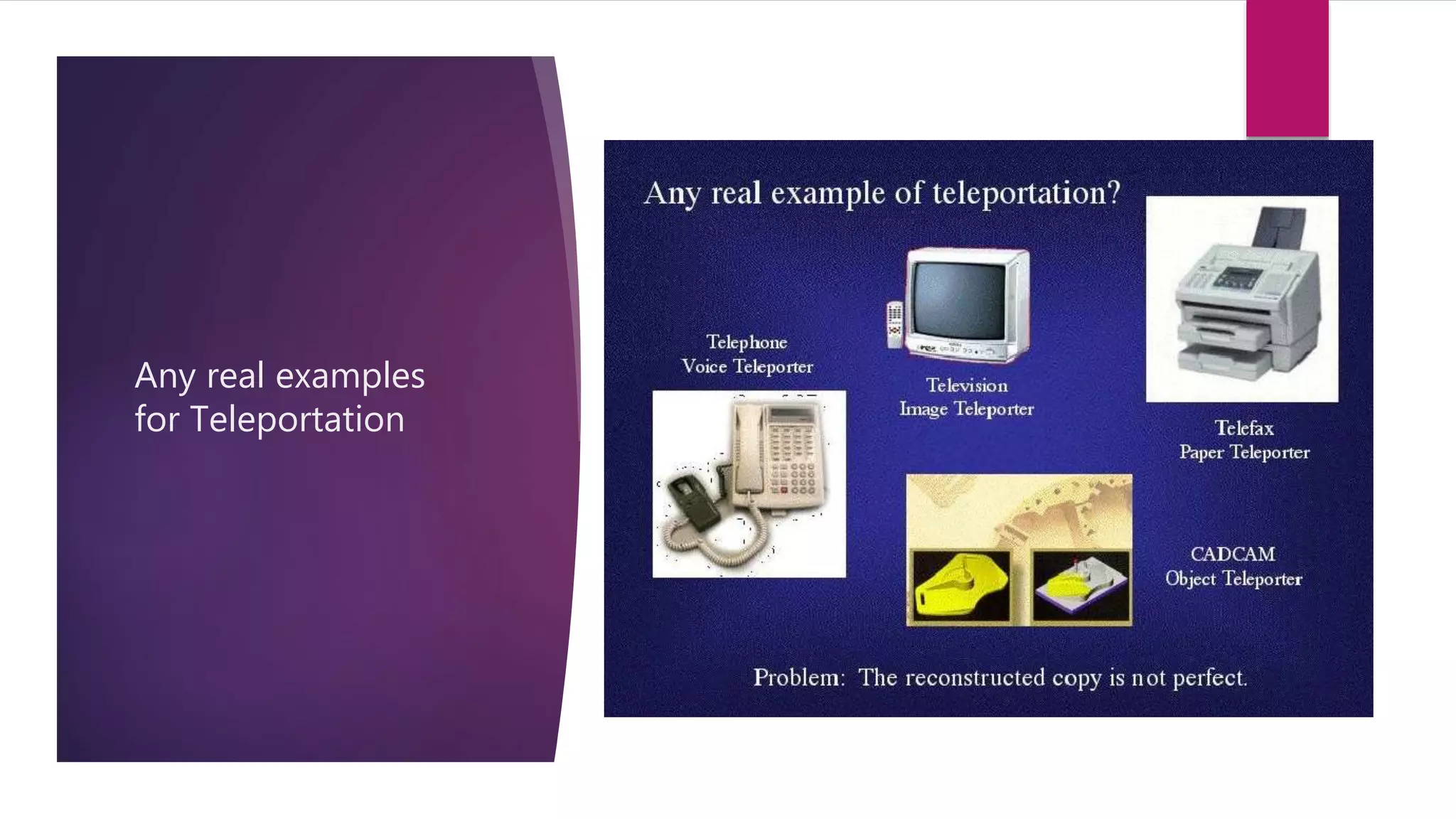Teleportation presentation | PPTX