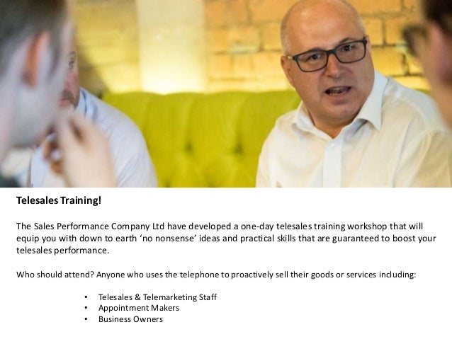 telesales training the sales performance company ltd