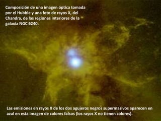 Nuevas imágenes de Saturno y sus satélites.Galaxias situadas a 13 000 años-luz. Europa, la luna helada de Júpiter, tiene una tenue atmósfera con oxígeno. Centenares de millones de cometas rodean el Sistema SolarHa hecho visibles las primeras galaxias que se formaron. Ha permitido detectar helio en el espacio intergaláctico (posiblemente originado en el Big-Bang). 