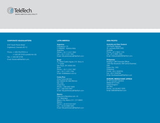 Tele Tech Solutions Catalog | PDF