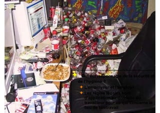 ✦ Qui est responsable de la sécurité et
de l’hygiène ?
✦ L’employeur et l’employé
✦ Les règles légales sont
d’application au domicile du
travailleur pour ce qui concerne le
lieu de télétravail
 