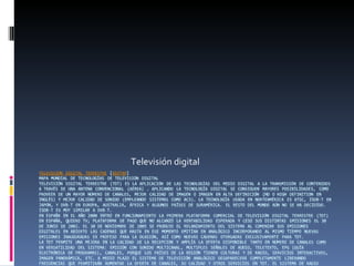 Televisión digital 