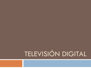 TELEVISIÓN DIGITAL 