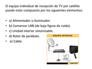 Instrumento de medición de la señal de TV vía satélite