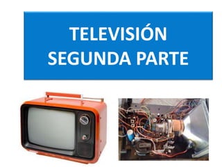 TELEVISIÓN
SEGUNDA PARTE
 