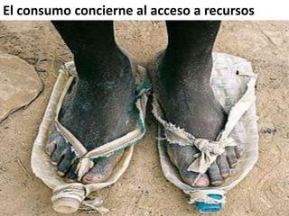 El consumo concierne al acceso a recursos