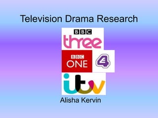 Television Drama Research

Alisha Kervin

 