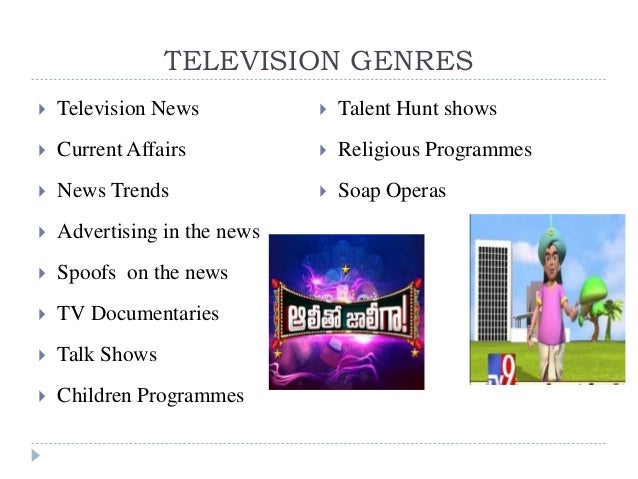 Television genres,content