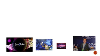 4: Eurovison Song Contest: The Eurovision Song Contest is one of
the most amazing, spectacular and joyful events of the year. The
show has seen 1,427 songs in 61 years. The show started in 1956 in
Switzerland and won by Lys Assia.
Today, 180 viewers watch the show in 27 countries. The winners
have included Abba, Celine Dion, Alexandra Rybax, Lulu, Bucks
Fizz, Lena, Lordi, Conchita Wurst and Maris Zelmerlow.
Today’s contest Is the biggest, amazing and successful show in
Europe. The show is shown each year on BBC1 and it has been
commentated by Terry Wogan & Graham Norton.
 