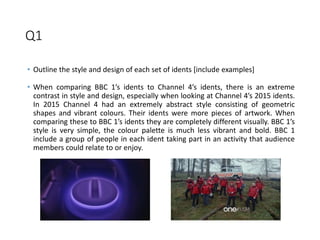 Ident Example Television idents | PPTX