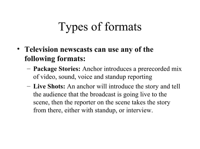 Television News Writing
