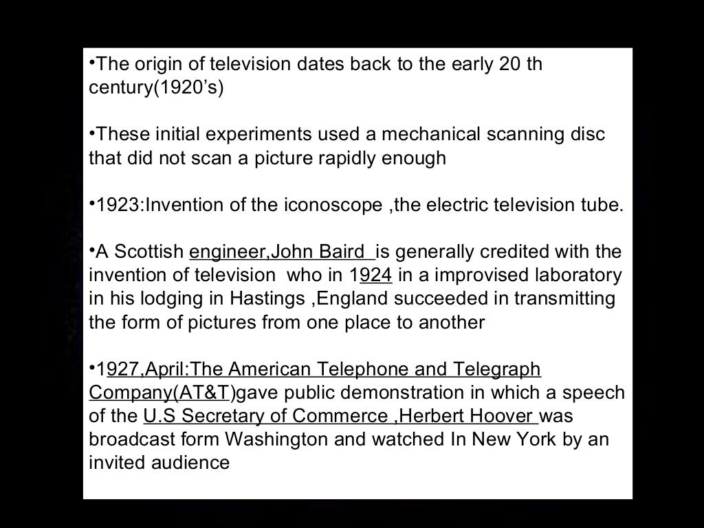 Television Ppt