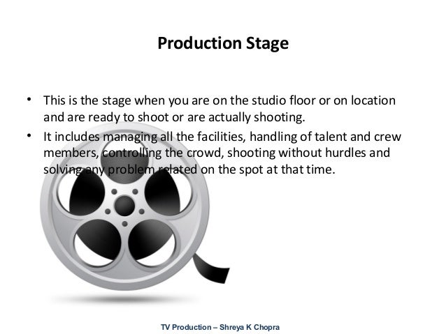 Television production Process - An insight to TV Industry