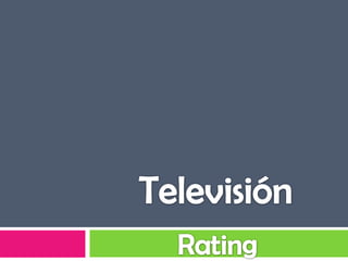 Television Rating