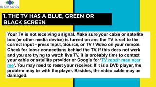 Television troubleshooting and repair | PDF