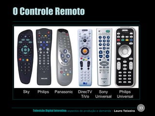 .  O Controle Remoto Sky Philips Panasonic DirecTV TiVo Sony Universal Philips Universal 