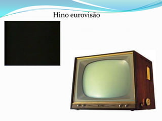 A Evolução da TV
 1946- a Inglaterra retoma as transmissões,(BBC).
 1954- as primeiras imagens a cores, começam a ser
transmitidas na cidade de NOVA IORQUE (E.U.A)
 1962- surgiu a primeira transmissão via satélite, o satélite
artificial Telstar, lançado pela NASA dos E.U.A
 