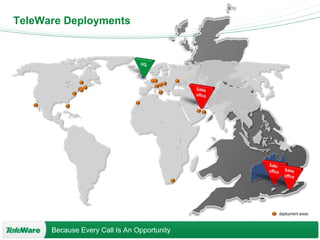 TeleWare Deployments deployment areas 