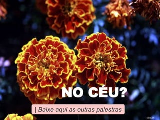 NO CÉU?
GEISLER
| Baixe aqui as outras palestras
|
 