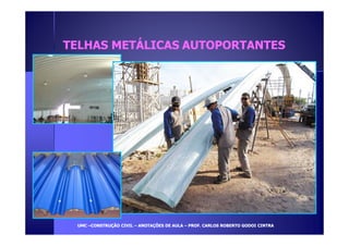 TTEELLHHAASS MMEETTÁÁLLIICCAASS AAUUTTOOPPOORRTTAANNTTEESS 
UUMMCC –CCOONNSSTTRRUUÇÇÃÃOO CCIIVVIILL – AANNOOTTAAÇÇÕÕEESS DDEE AAUULLAA – PPRROOFF.. CCAARRLLOOSS RROOBBEERRTTOO GGOODDOOII CCIINNTTRRAA 
 