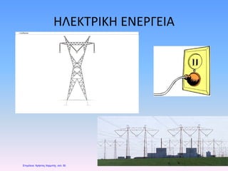 ΗΛΕΚΤΡΙΚΗ ΕΝΕΡΓΕΙΑ
Επιμέλεια: Χρήστος Χαρμπής σελ. 50
 