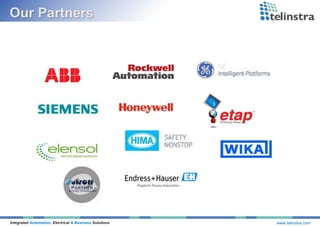 Integrated Automation, Electrical & Business Solutions www.telinstra.com
 