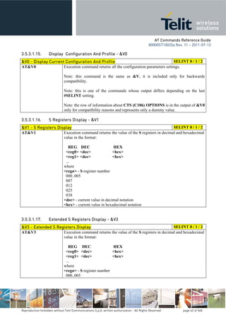 Telit at commands_reference_guide_r11 | PDF