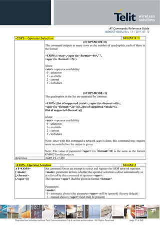 Telit at commands_reference_guide_r11 | PDF