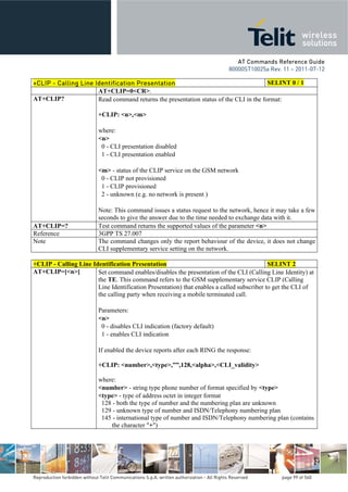 Telit at commands_reference_guide_r11 | PDF