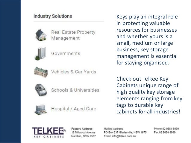 Affordable Lockable Telkee Key Cabinets
