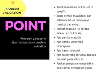 Tahap Validasi untuk Startup | PDF