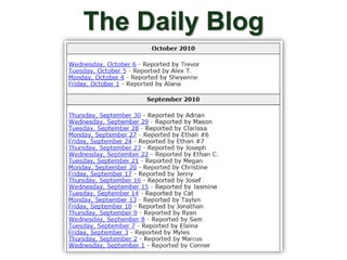 The Daily Blog
 
