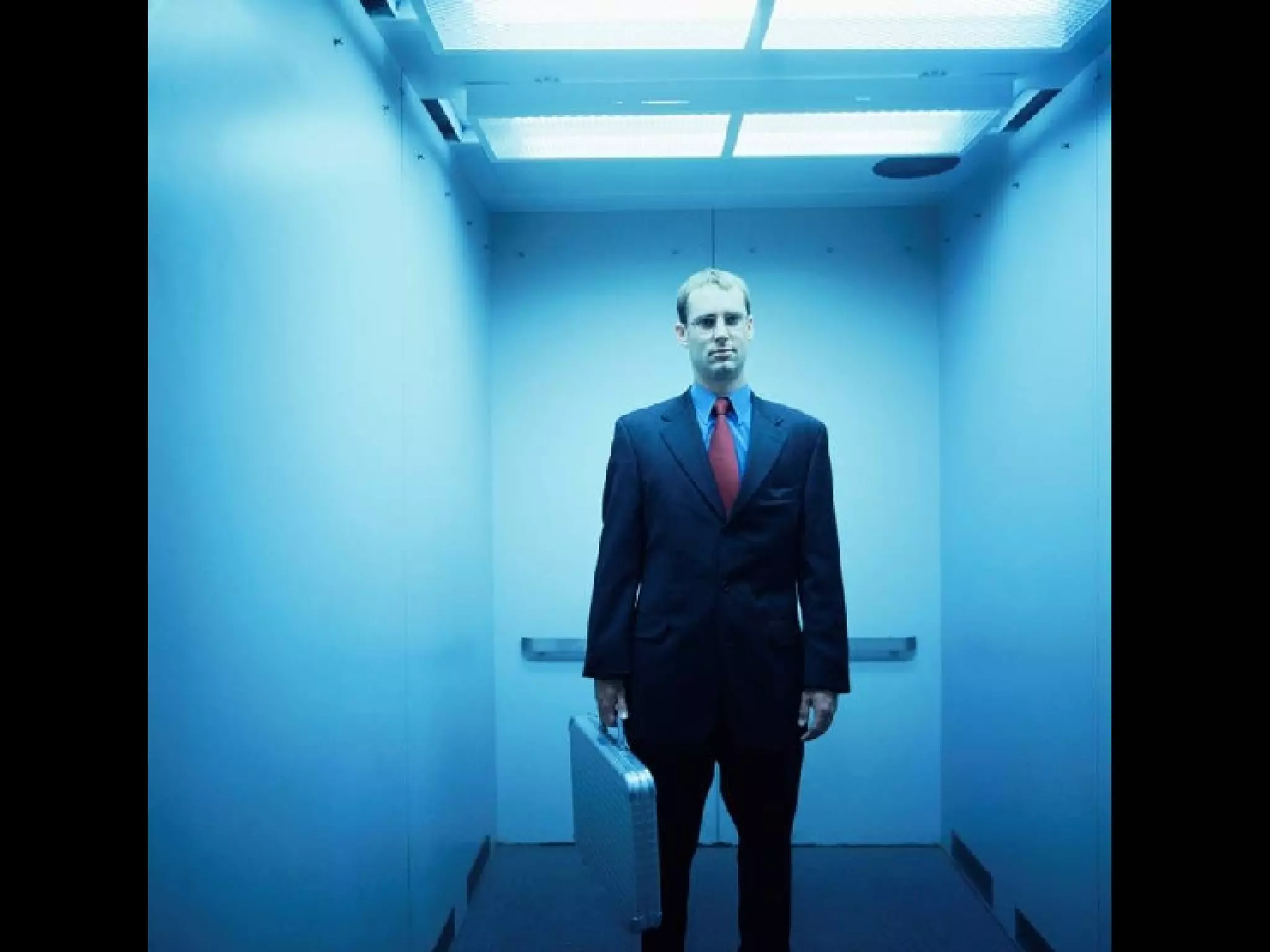 Picture of Elevator Or people in an elevator 