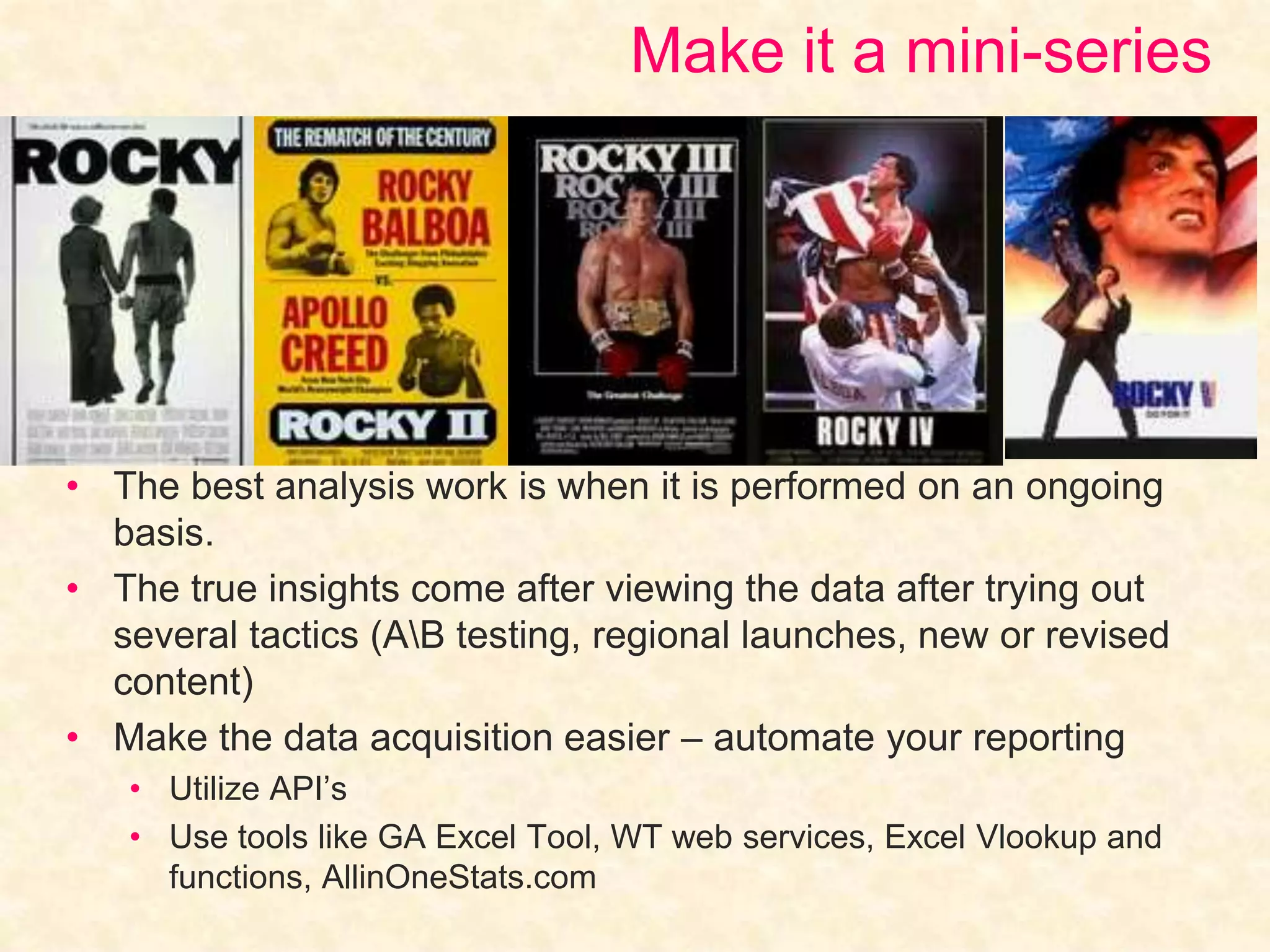 Telling A Story With Data