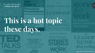 The SocialChorus Guide to
Telling Great Stories
Copyright ©2019 SocialChorus
This is a hot topic
these days.
4
 