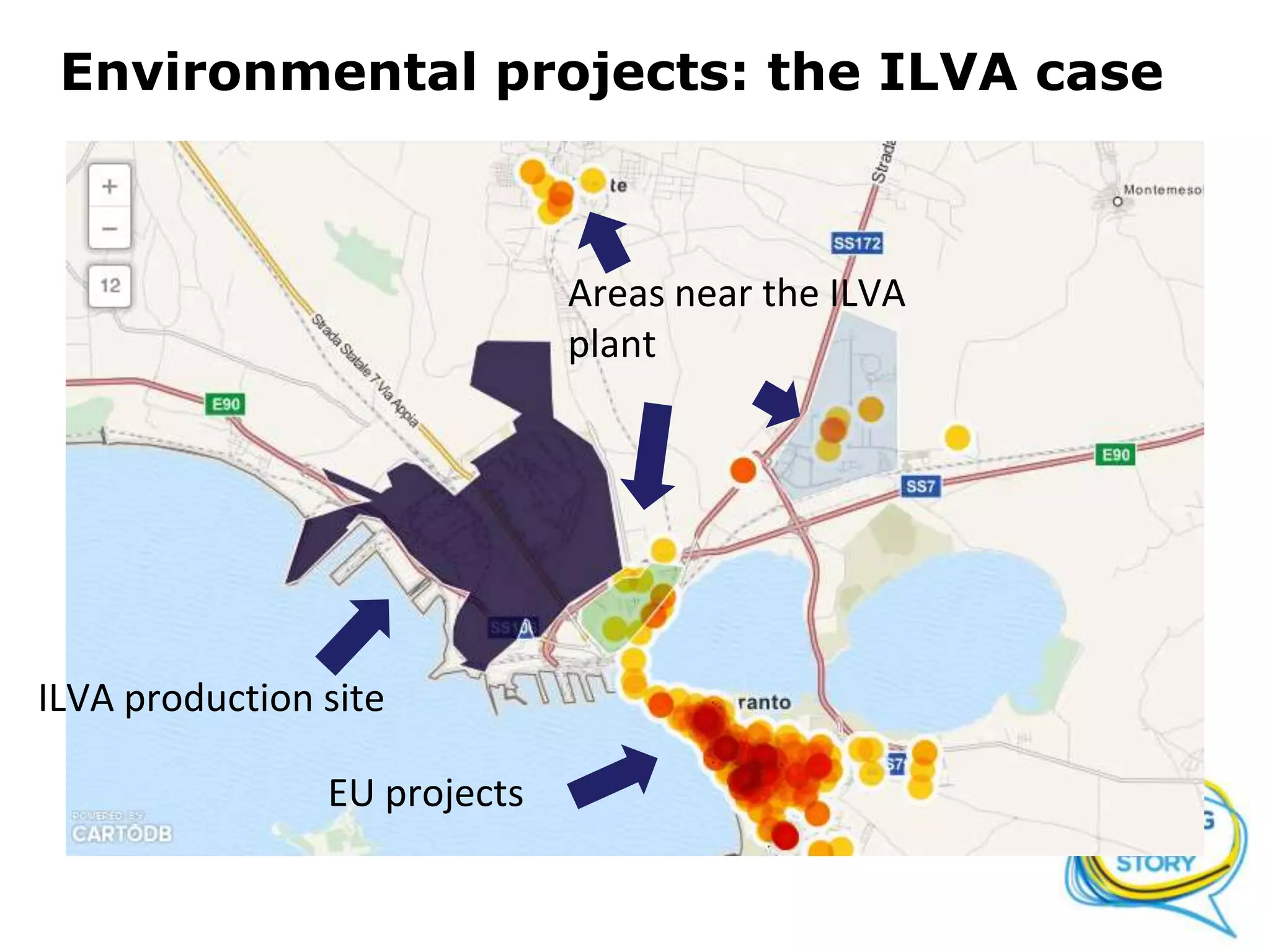 Environmental projects: the ILVA case
Areas near the ILVA
plant
ILVA production site
EU projects
Brussels, 9-10 December