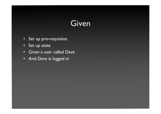 Telling Stories With RSpec