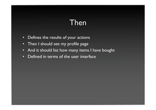 Telling Stories With RSpec