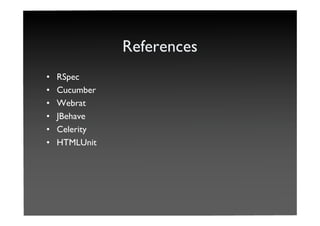 Telling Stories With RSpec