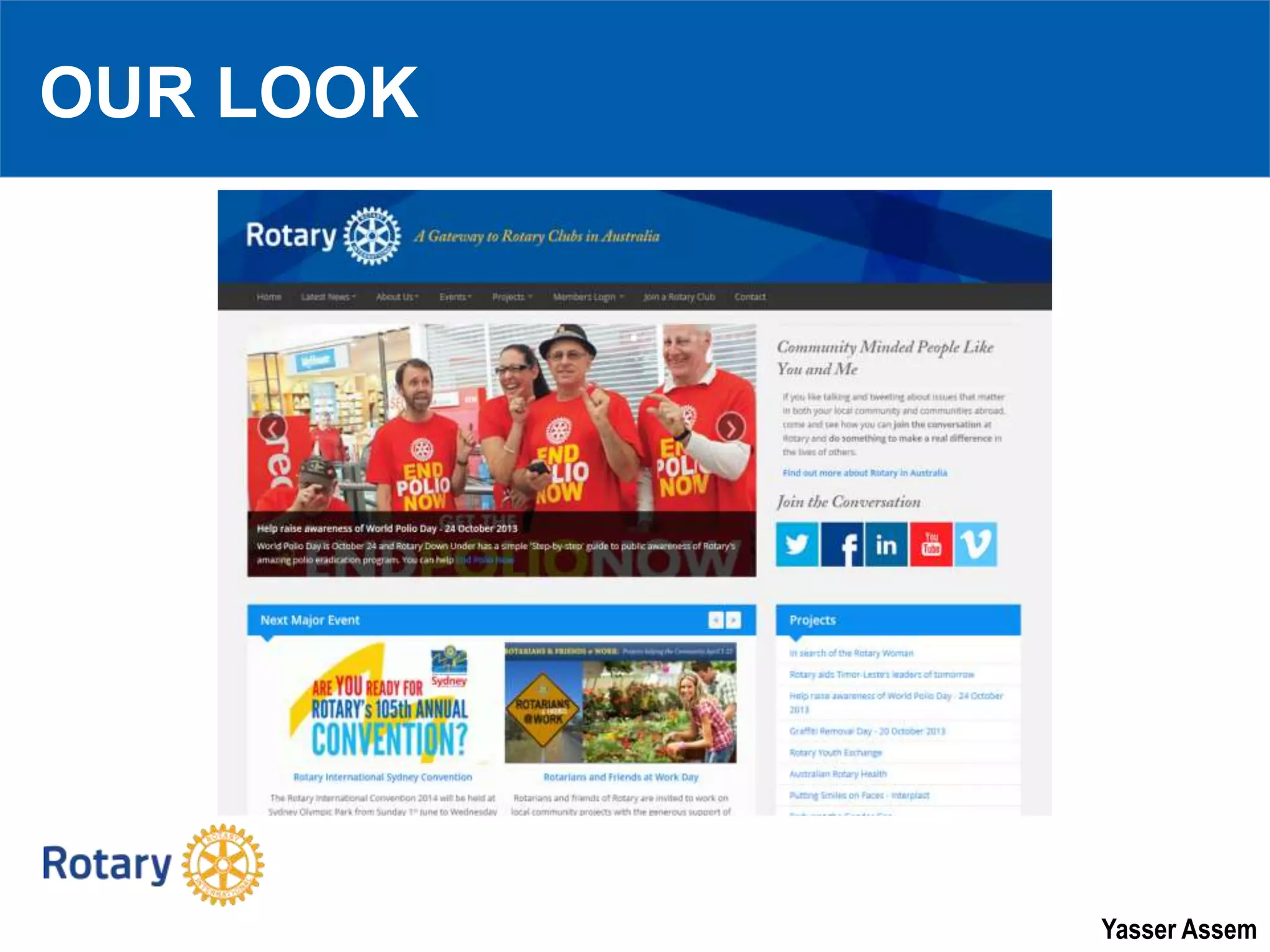 Yasser Assem
OUR LOOK
 