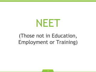 NEET (Those not in Education, Employment or Training) 