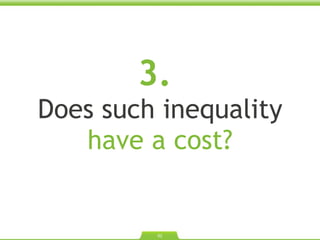 3.  Does such inequality  have a cost? 