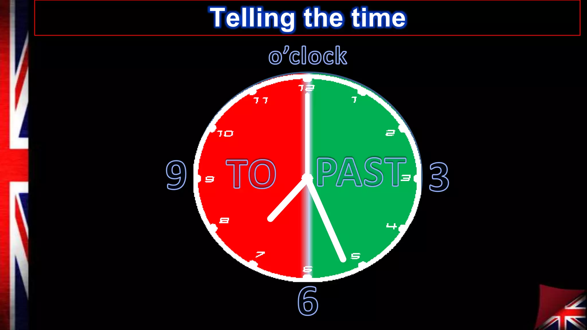 Telling the time

 
