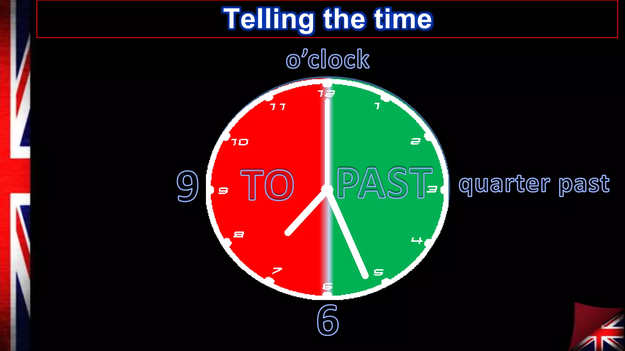 Telling the time

 